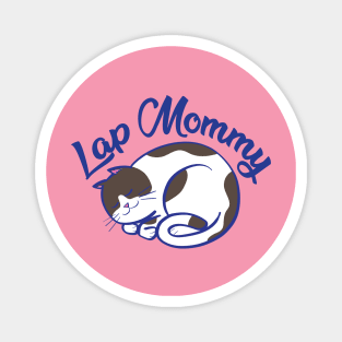 Lap Mommy (brown spot cat) Magnet